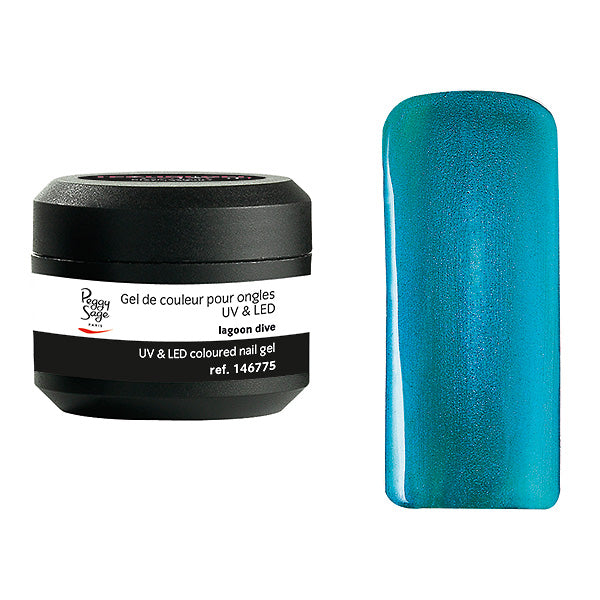 PEGGY SAGE  GEL UV&LED COLORATO PER UNGHIE LAGOON DIVE 5G