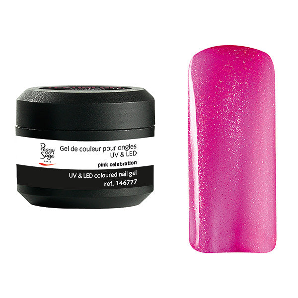 PEGGY SAGE  GEL UV&LED COLORATO PER UNGHIE PINK CELEBRATION 5G