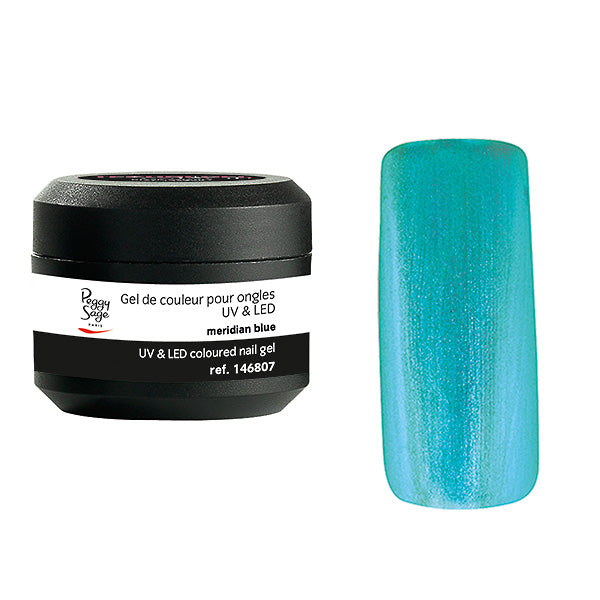 PEGGY SAGE  GEL UV&LED COLORATO PER UNGHIE MERIDIAN BLUE 5G