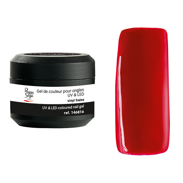 PEGGY SAGE  GEL UV&LED COLORATO PER UNGHIE VINYL FRAISE 5G