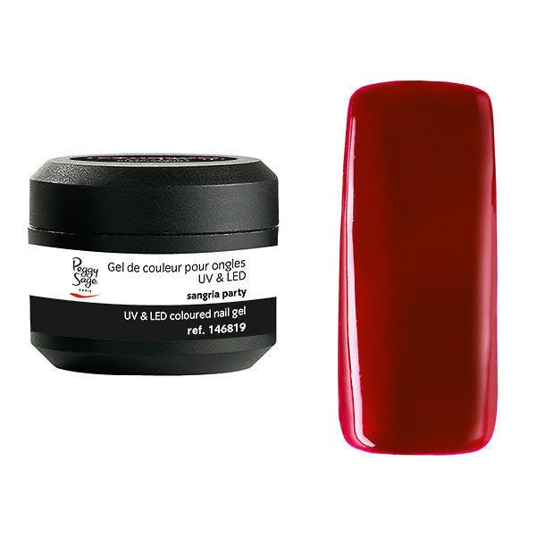 PEGGY SAGE  GEL UV&LED COLORATO PER UNGHIE SANGRIA PARTY 5G