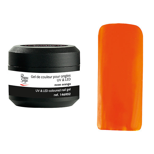 PEGGY SAGE  GEL UV&LED COLORATO PER UNGHIE NEON ORANGE 5G