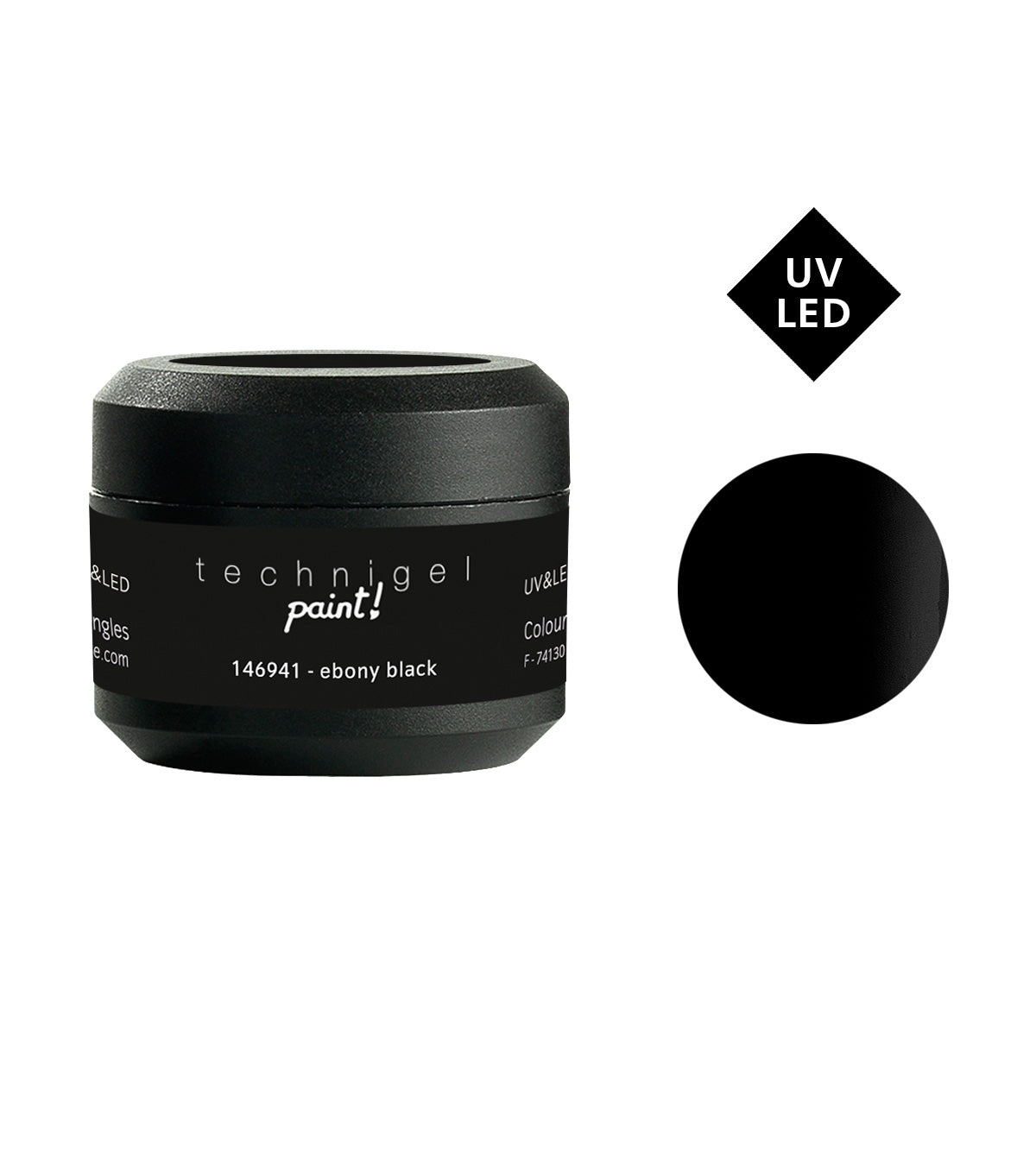 PEGGY SAGE  GEL COLORATO PAINT EBONY BLACK PER UNGHIE UV&LED 5G