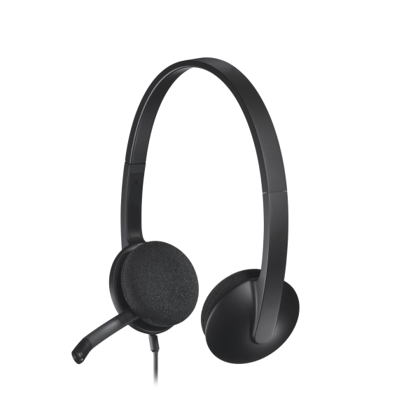 LOGITECH CUFFIE CON MICROFONO H340, USB [981-000475]