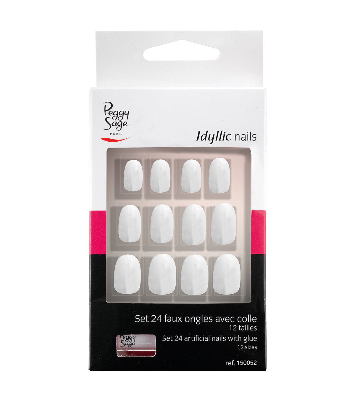 PEGGY SAGE  SET 24 UNGHIE FINTE IDYLLIC NAILS SMART OVAL