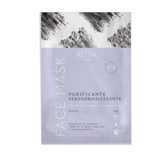 ASTRA SKIN MASCHERA VISO VISO PURIFICANTE SEBONORMALIZZANTE