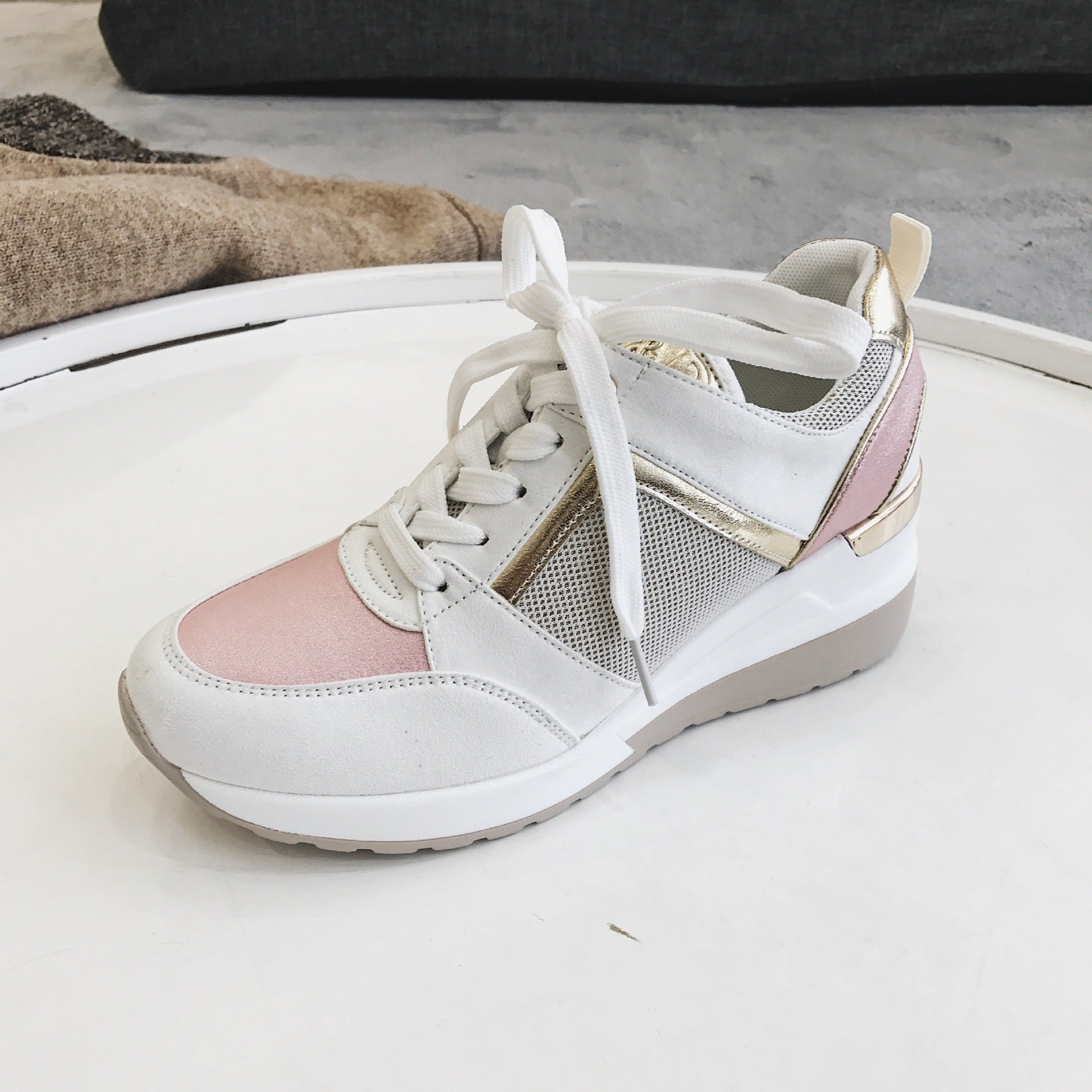 Scarpe a rete in stile casual coreano, in stile britannico