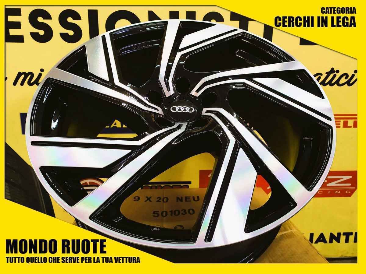 KIT4 Cerchi In Lega AC521 da 20 Pollici per AUDI Q3 SPORTBACK Q4 E-TRON