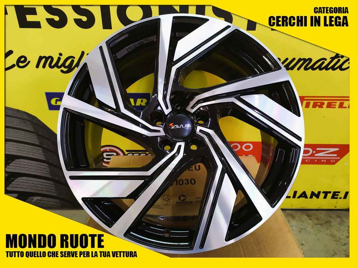 KIT4 Cerchi In Lega AC521 da 20 Pollici per AUDI Q3 SPORTBACK Q4 E-TRON