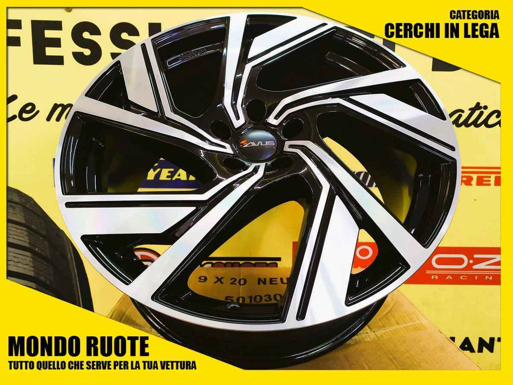 KIT4 Cerchi In Lega AC521 da 20 Pollici per SEAT TARRACO ATECA