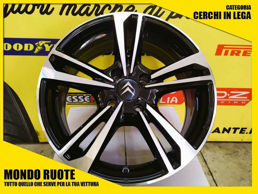 4 KIT Cerchi in Lega Nuovi MAK EMBLEMA da 15 Pollici per CITROEN C3 / AIRCROSS / PIC