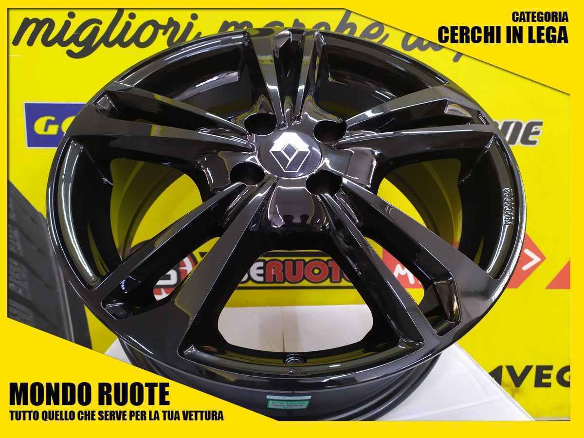 4 Cerchi In Lega MAK EMBLEMA da 17 Pollici per RENAULT MODUS GRAND - WIND COUPE