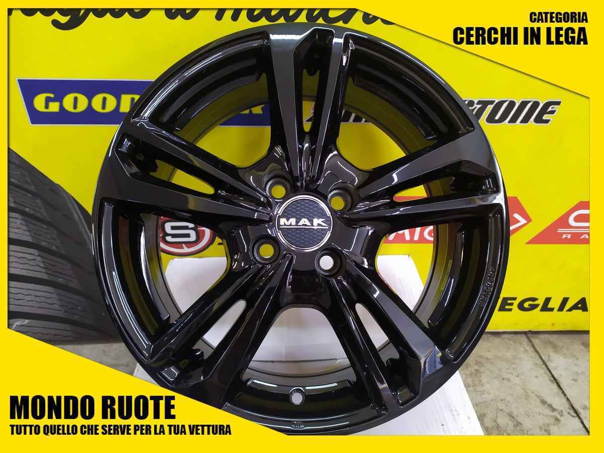 4 Cerchi In Lega MAK EMBLEMA da 17 Pollici per OPEL ASTRA 4 Fori TIGRA