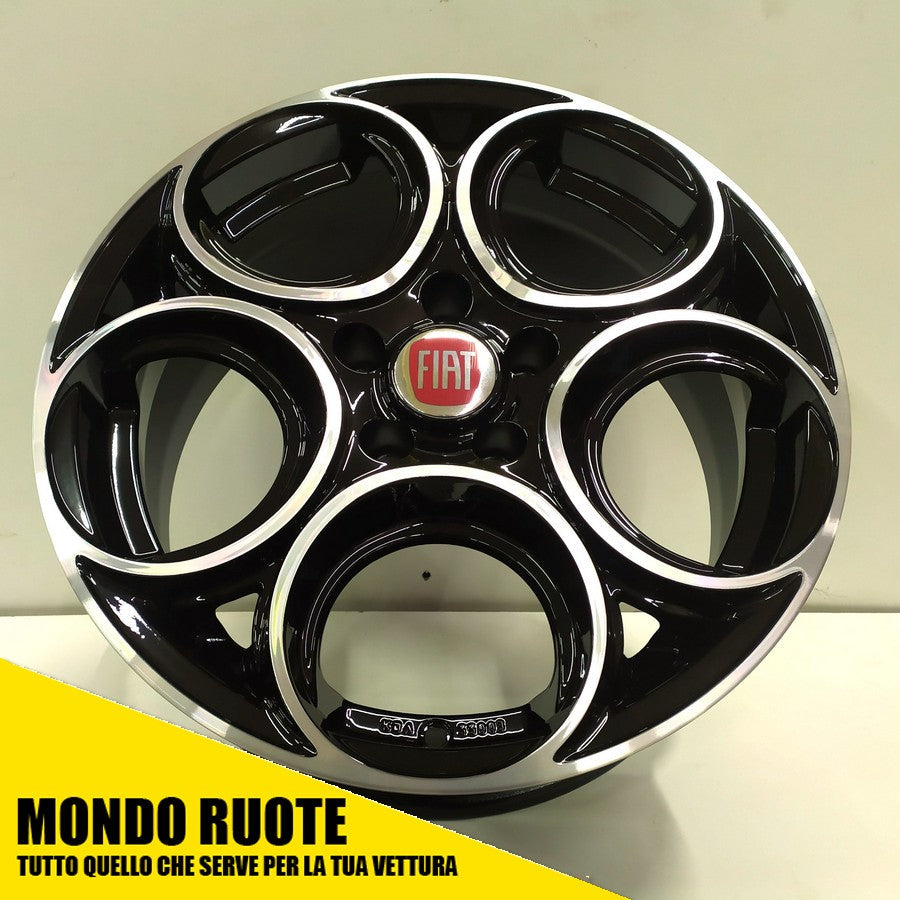 KIT 4 Cerchi In Lega da 17 Pollici per FIAT 500X CROMA