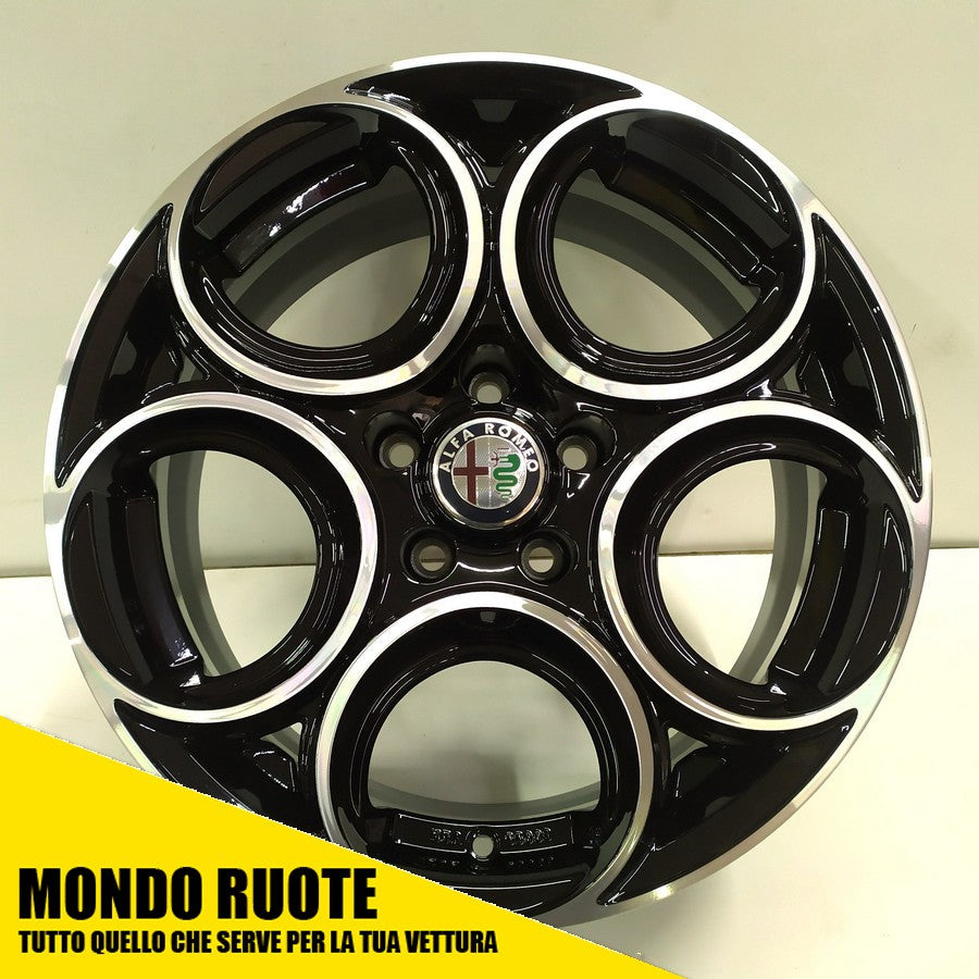 KIT4 Cerchi In Lega da 17 Pollici per ALFA ROMEO GIULIETTA NO BREMBO / QUADRIFOGLIO