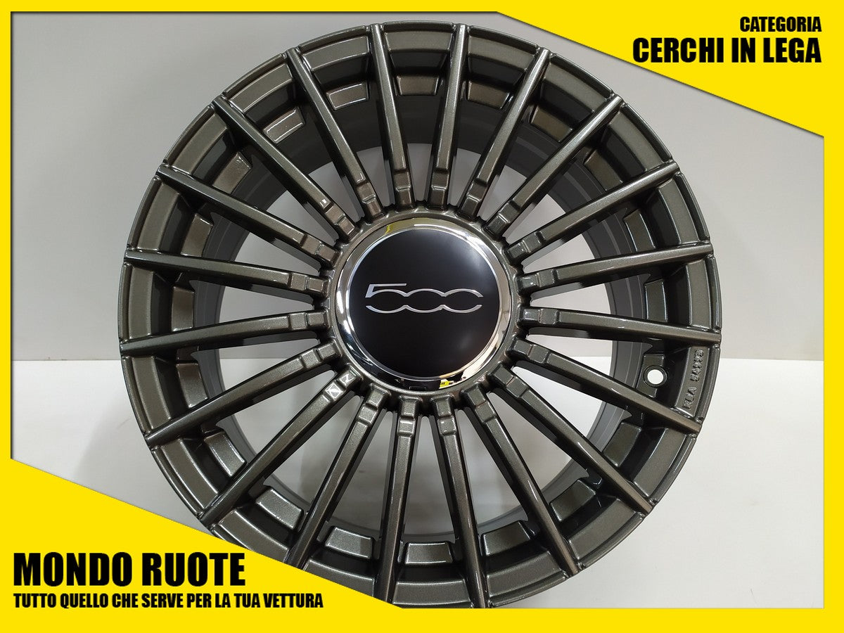 KIT4 Cerchi In Lega EW25 da 16 Pollici Per FIAT 500 500C 500E