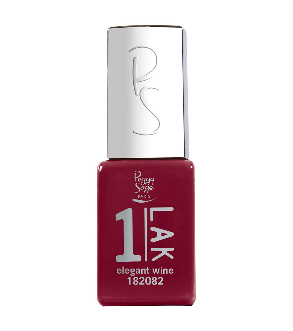 PEGGY SAGE  ONE-LAK 1-STEP GEL POLISH ELEGANT WINE - 5ML