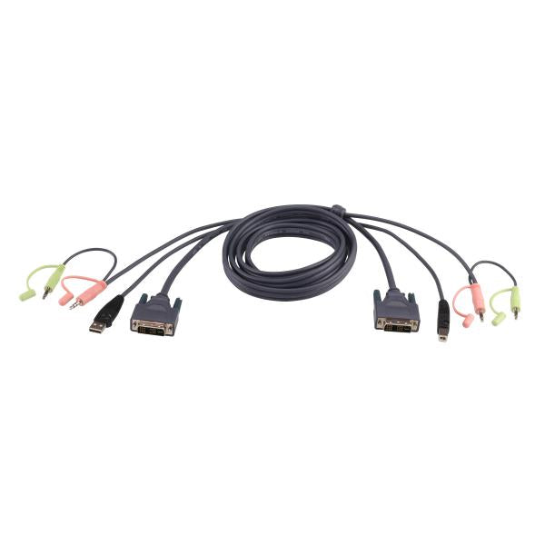 Aten DVI Dual Link Cable For KVM 1,8m- PROMO FINO AD ESAURIMENTO SCORTE [2L-7D02UD]