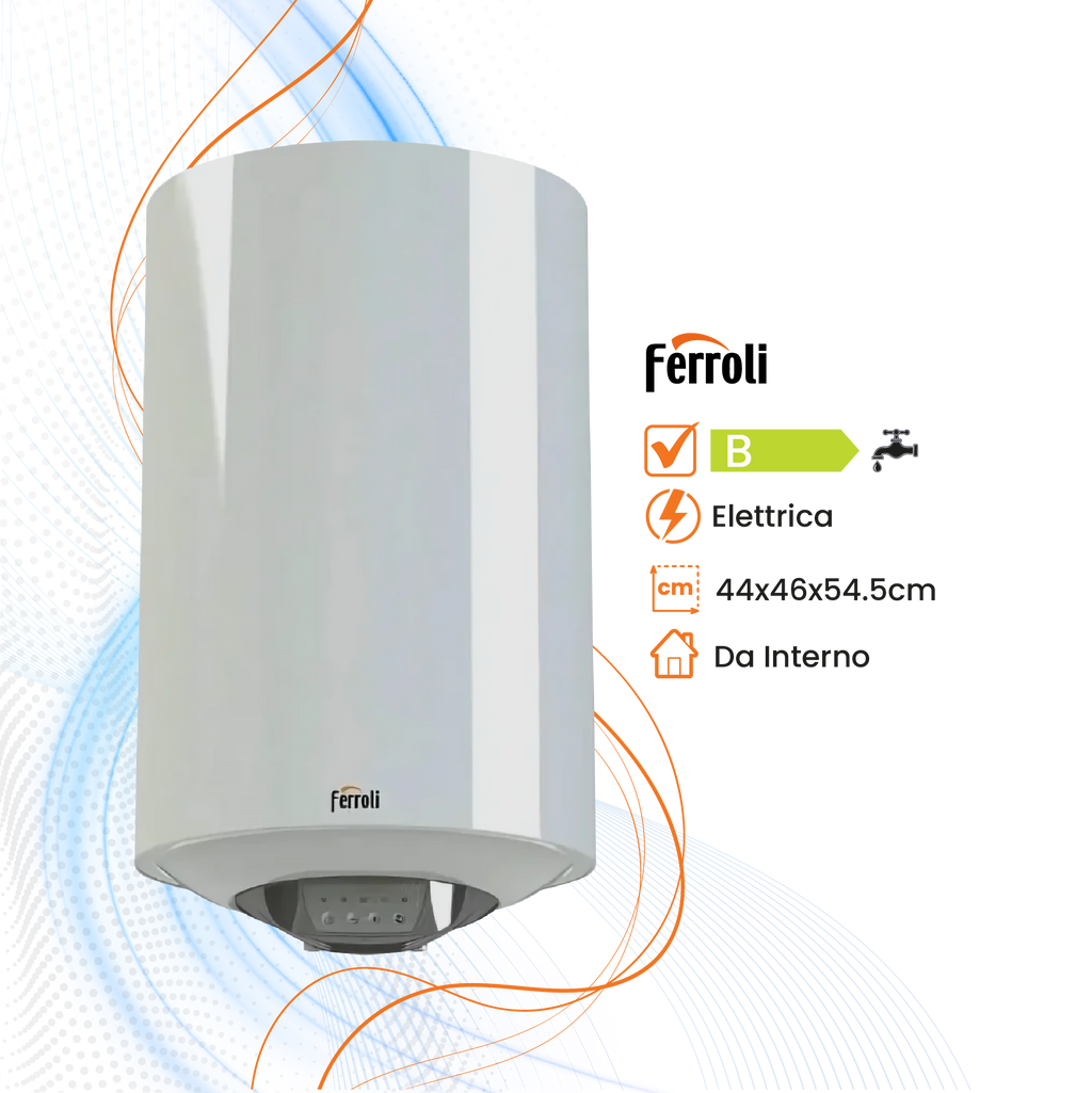 Scaldabagno Ferroli Titano Smart Elettrico Orizzontale/Verticale