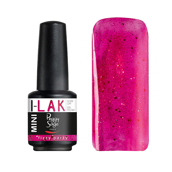PEGGY SAGE  I-LAK SOAK OFF GEL POLISH  FIZZY PARTY - 9ML