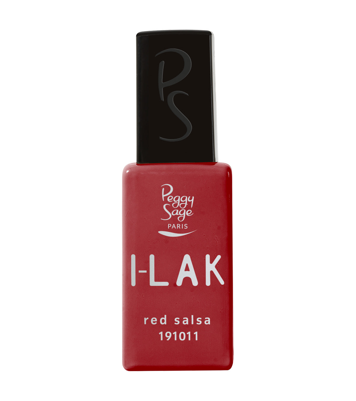 PEGGY SAGE  I-LAK SOAK OFF GEL POLISH RED SALSA - 11ML