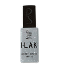 PEGGY SAGE  I-LAK SOAK OFF GEL POLISH GLITZY SILVER - 11ML