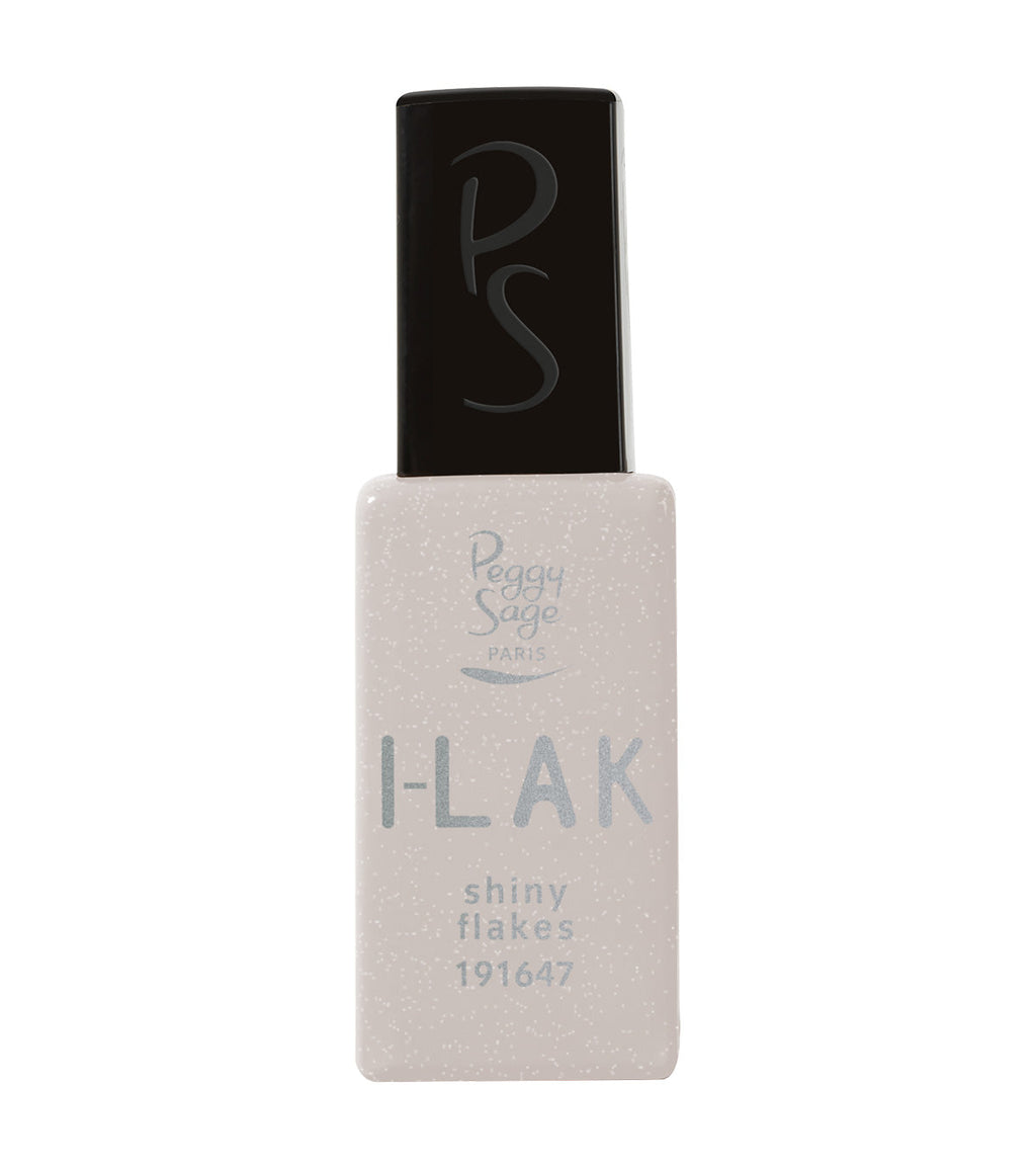 PEGGY SAGE  I-LAK SOAK OFF GEL POLISH SHINY FLAKES - 11ML