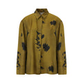 CAMICIA FLOREALE OLIVA