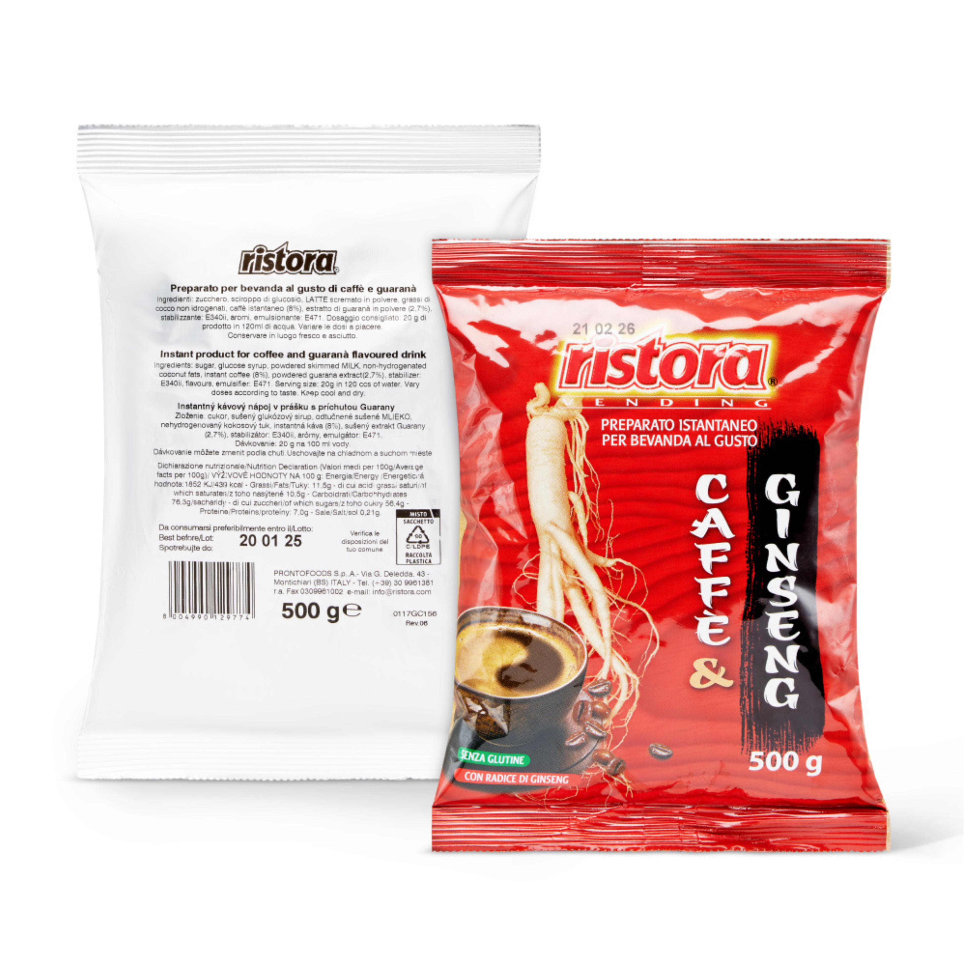 Caffè Ginseng Ristora - Confezione da 1 kg