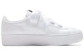 Puma scarpa sneakers con zeppa da donna Vikky Platform Ribbon 366419 02 bianco