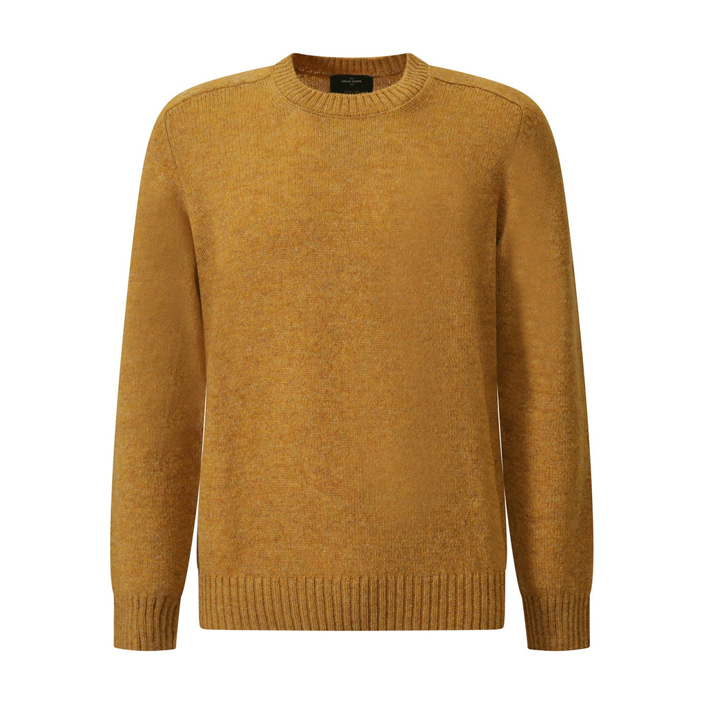 MAGLIA PARICOLLO SENAPE
