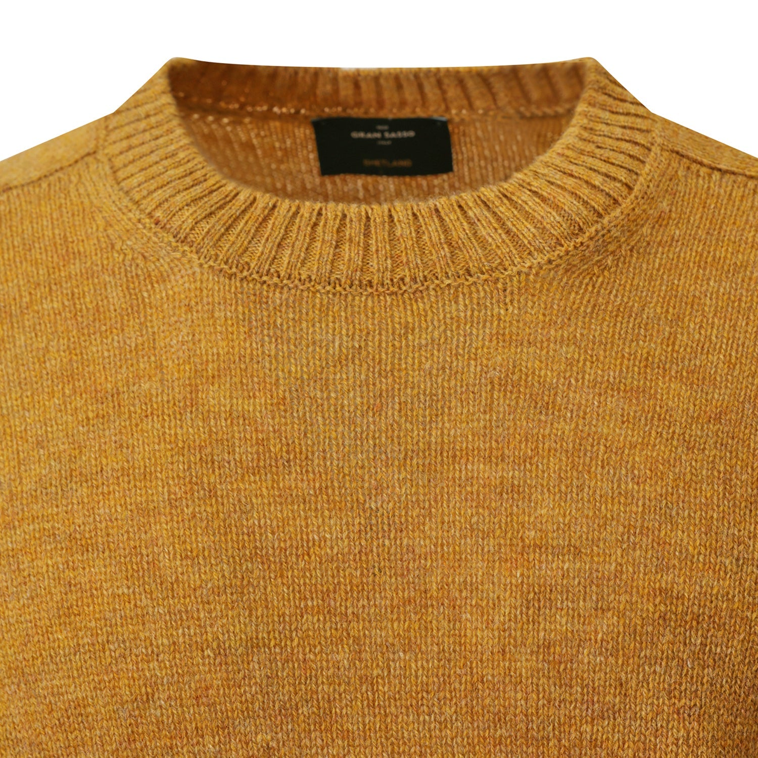 MAGLIA PARICOLLO SENAPE