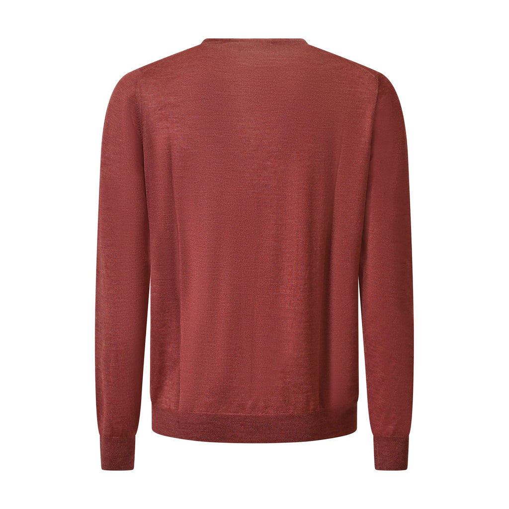 MAGLIA PARICOLLO MATTONE