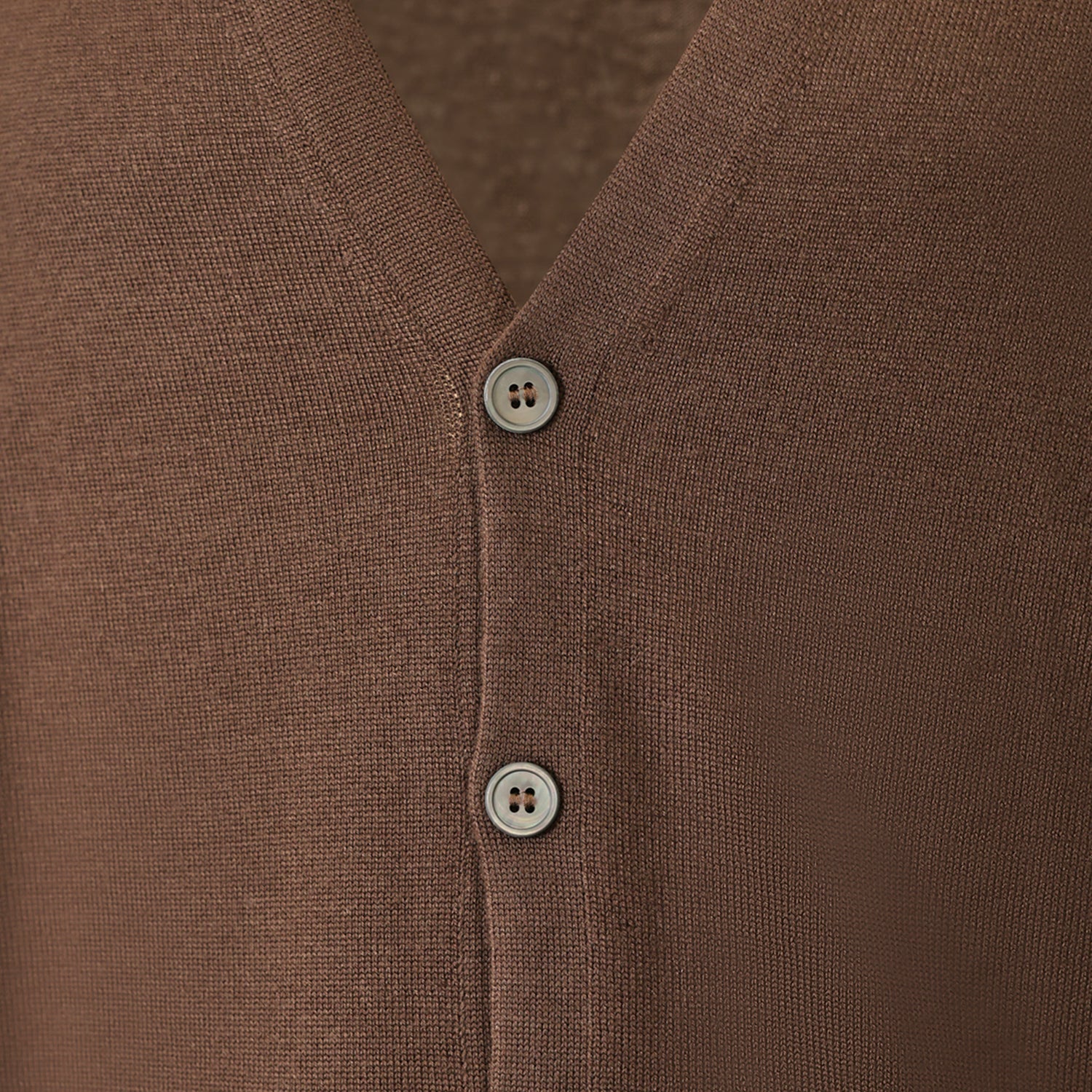 CARDIGAN MARRONE