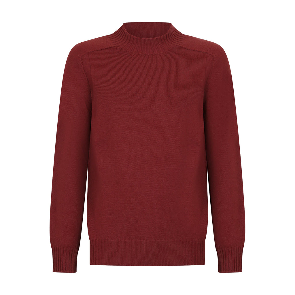MAGLIA LUPETTO MATTONE