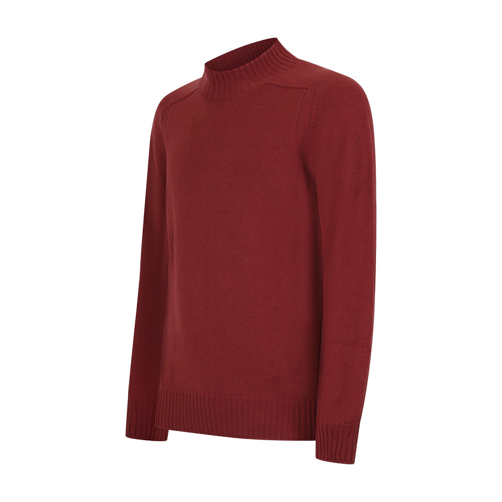MAGLIA LUPETTO MATTONE