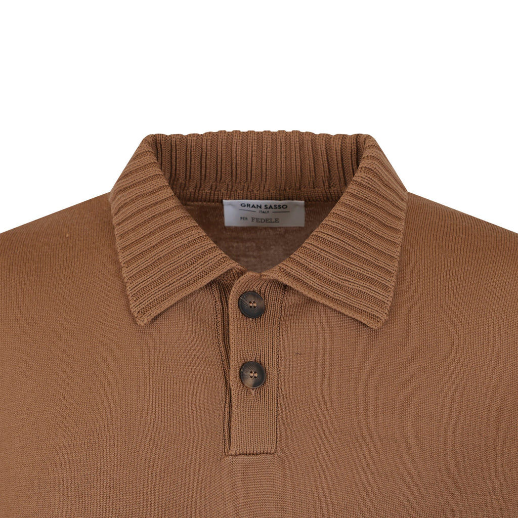 POLO TENNIS CARAMELLO