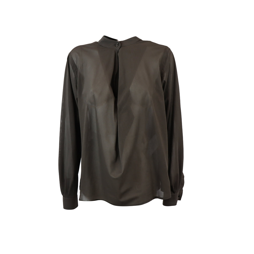 BLUSA URLO MARRONE