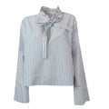 BLUSA LONZA BIANCA E BLU