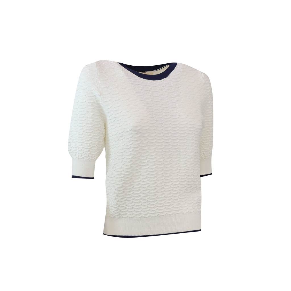 MAGLIA QUAGGA OFF WHITE