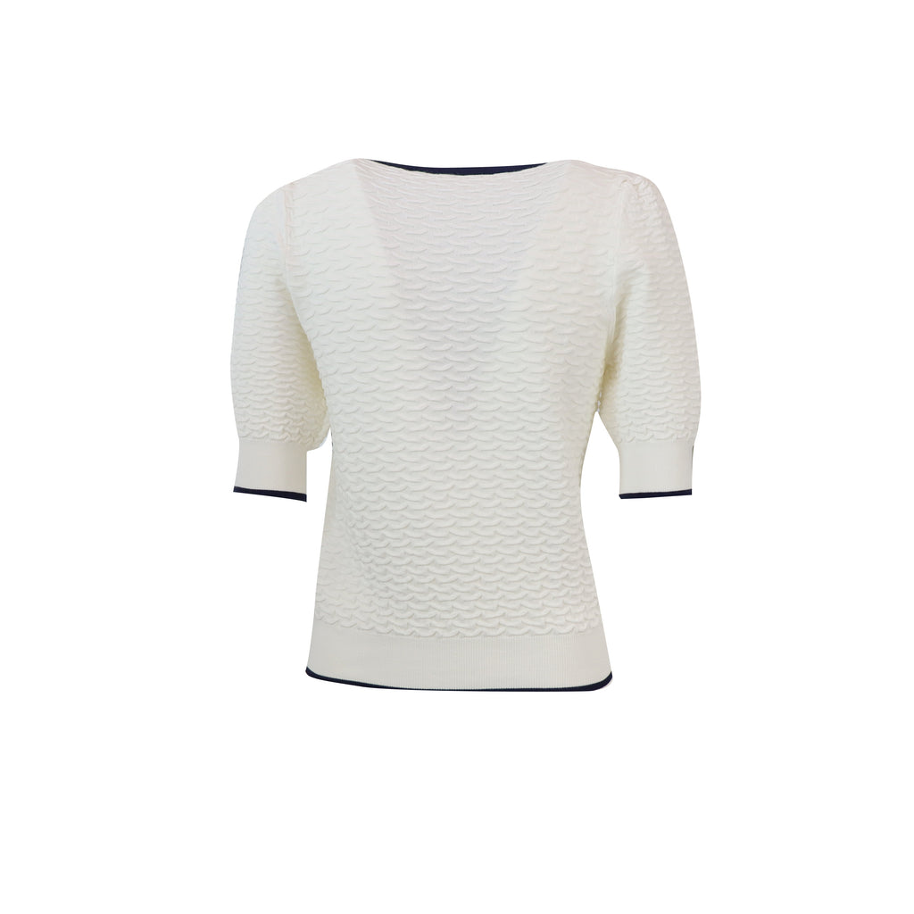 MAGLIA QUAGGA OFF WHITE