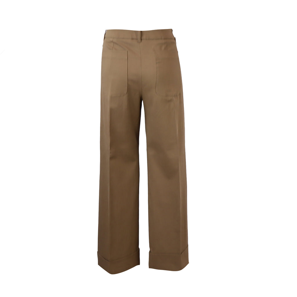 PANTALONE SCACCO TABACCO