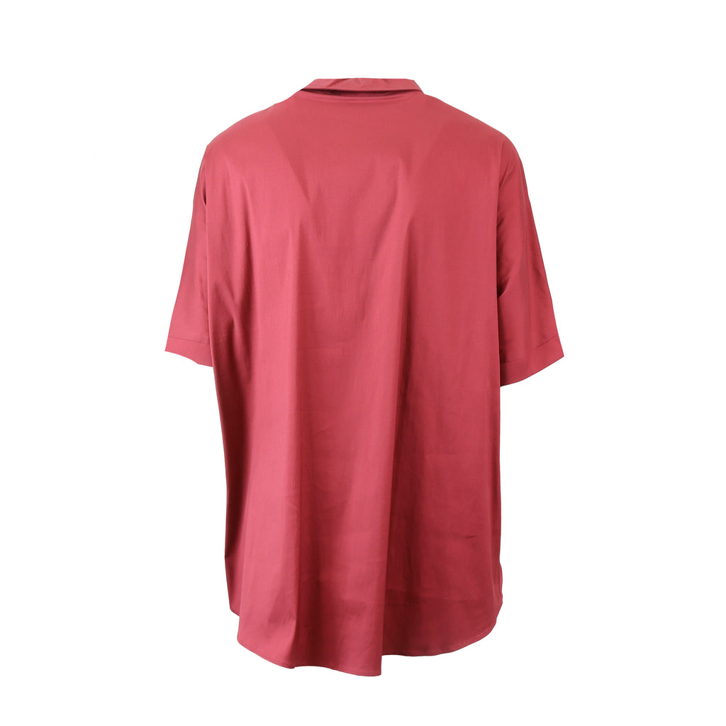 CAMICIA PITTURA ROSSO GERANIO