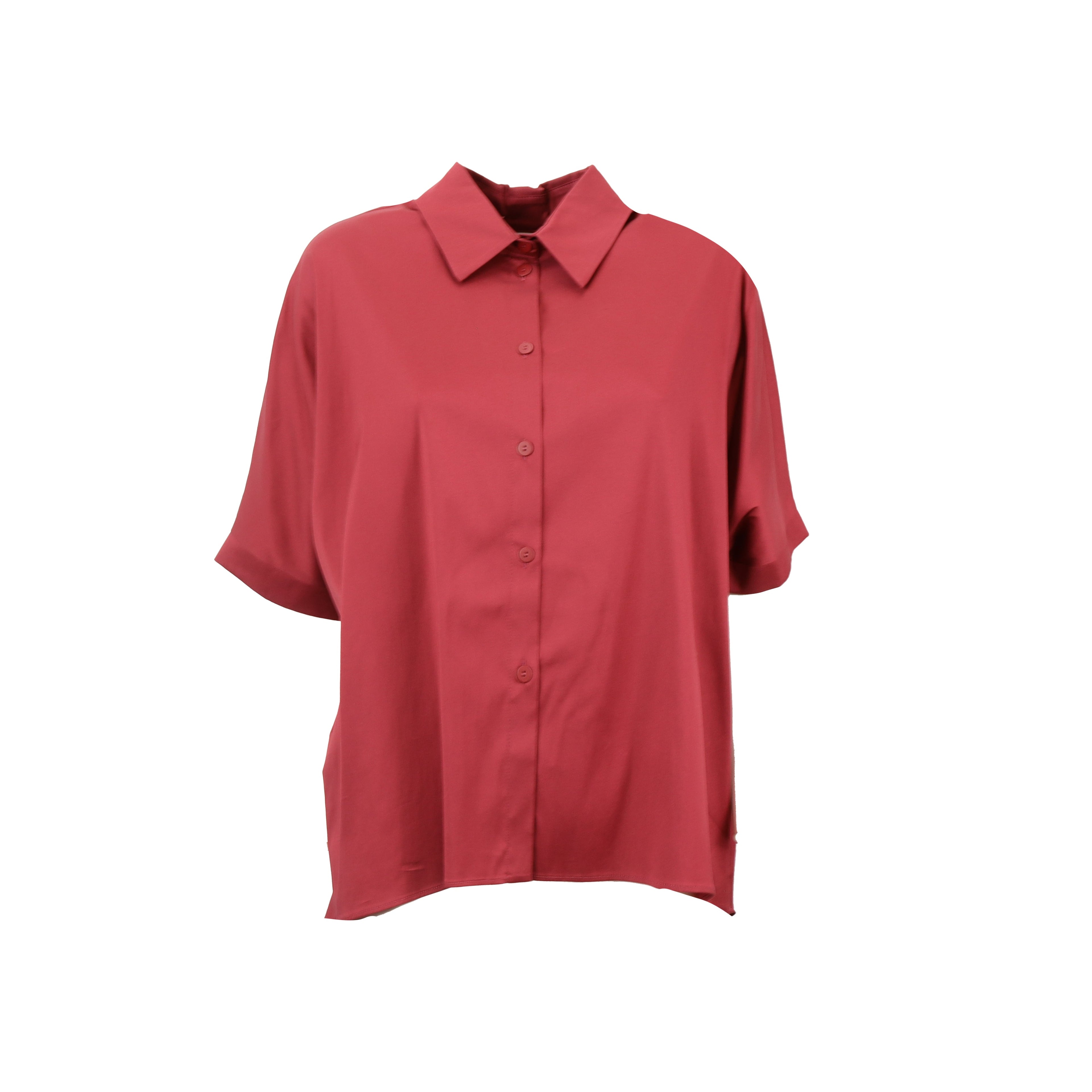CAMICIA PITTURA ROSSO GERANIO
