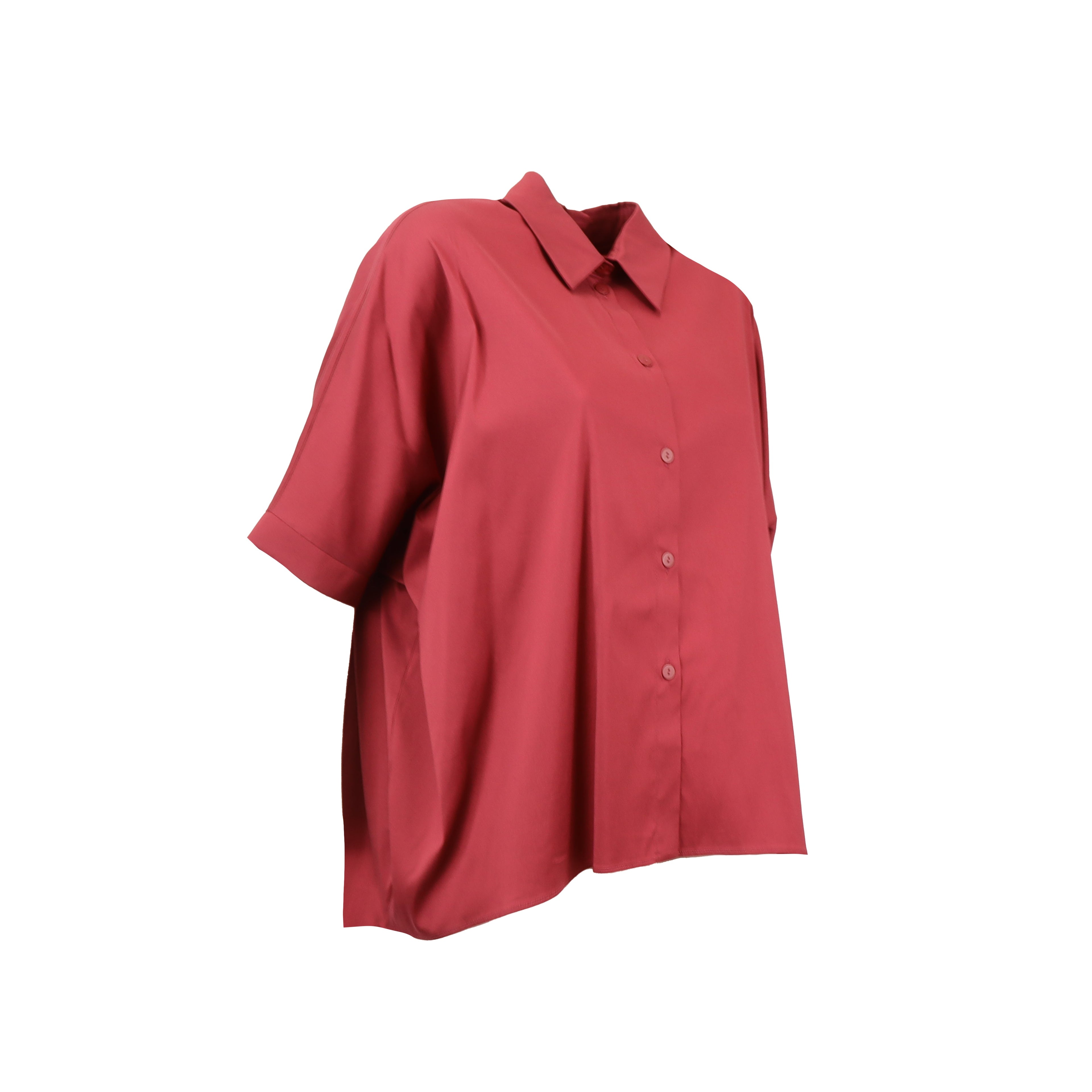 CAMICIA PITTURA ROSSO GERANIO