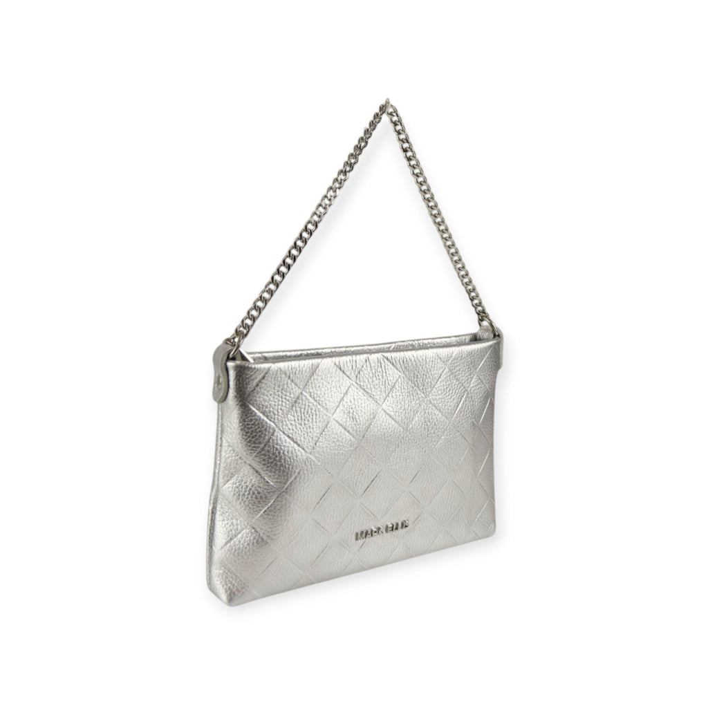 BORSA A TRACOLLA MARLENE ARGENTO