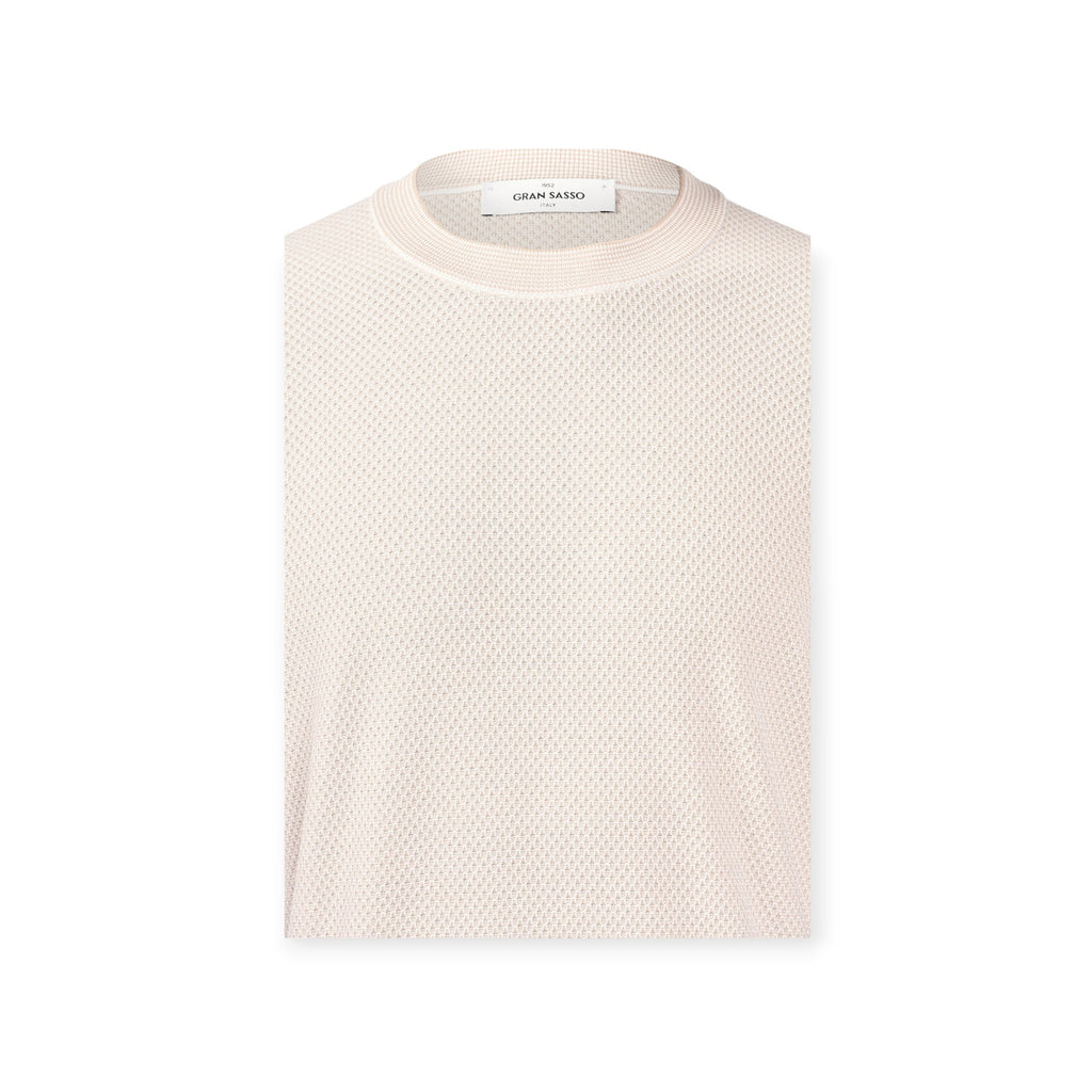 T-SHIRT PARICOLLO BEIGE