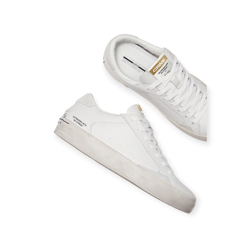 SNEAKERS DISTRESSED BIANCA