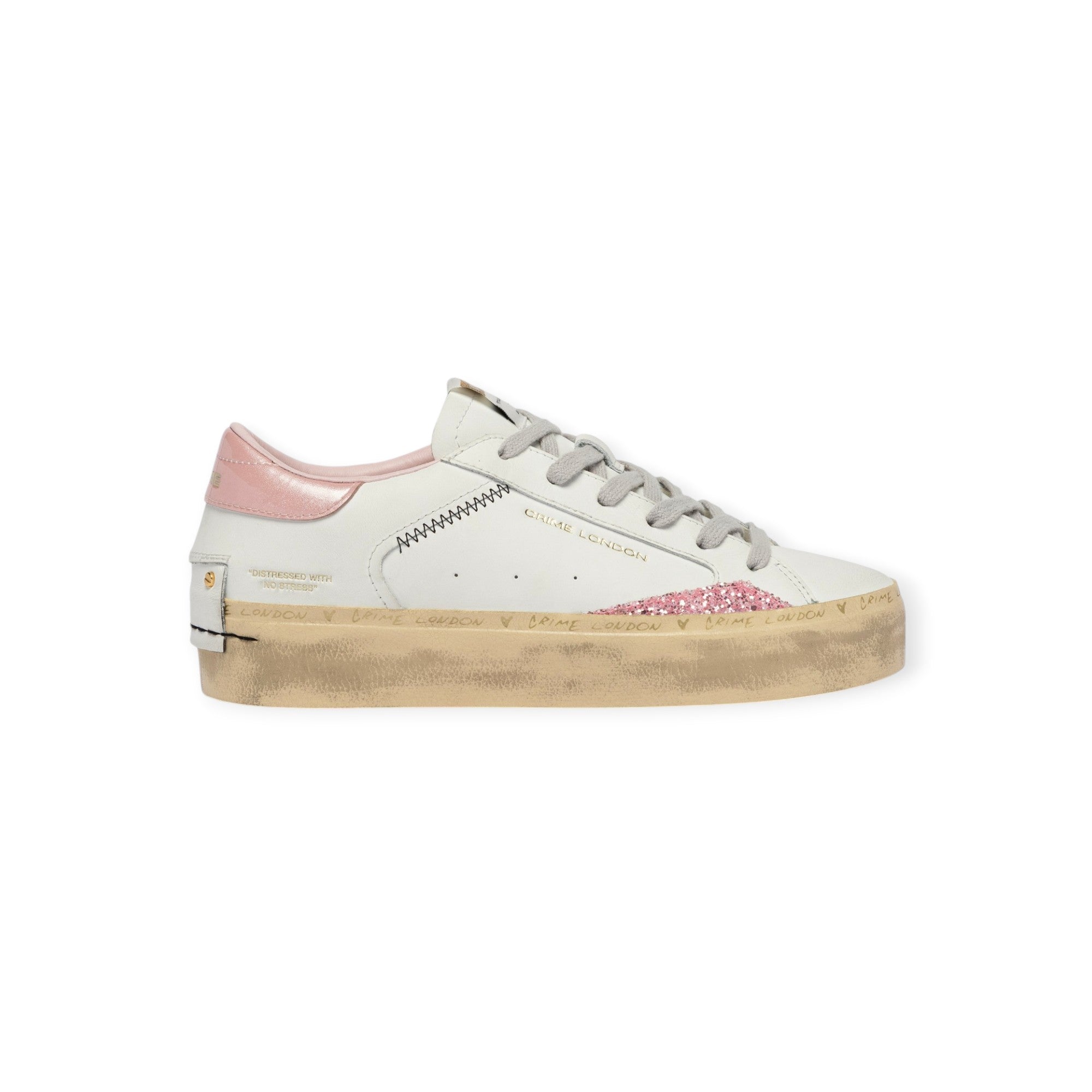 SNEAKERS DISTRESSED BIANCA