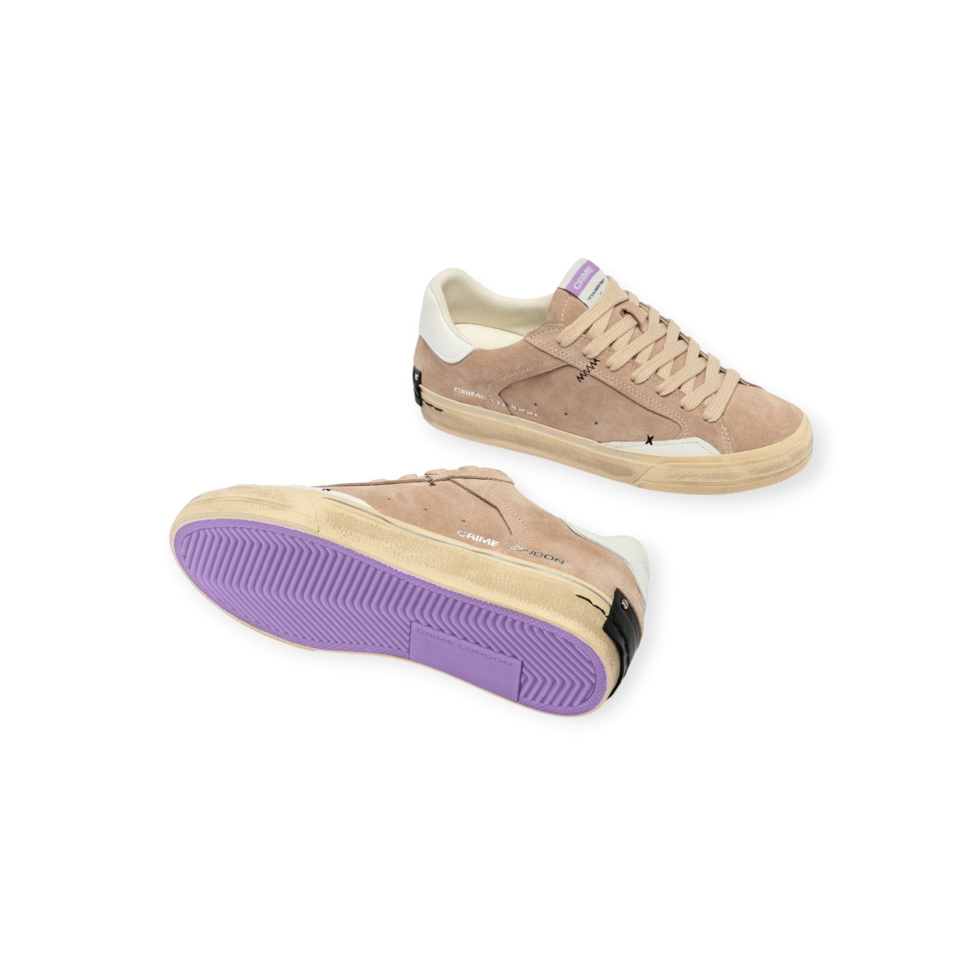 SNEAKERS DISTRESSED BEIGE